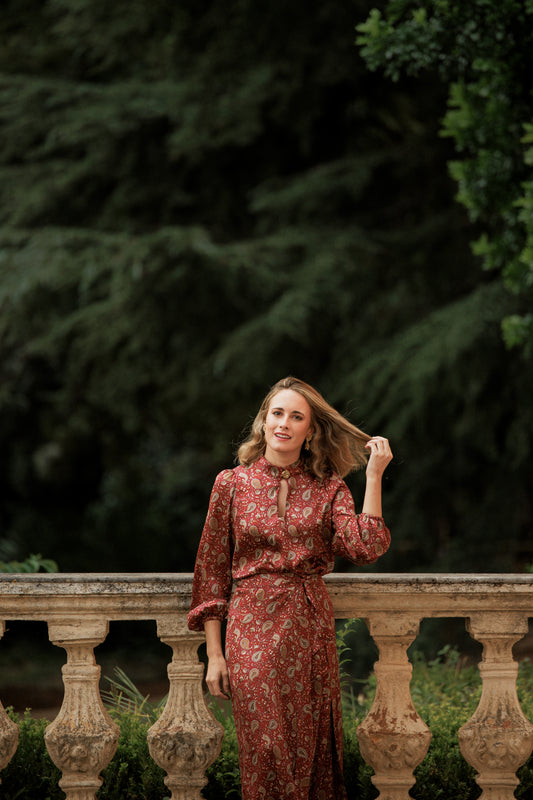 FALDA MONTPELLIER ROJA